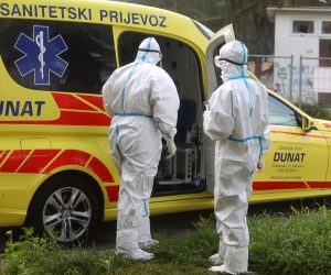 24.08.2021., Karlovac - Guzva na testiranju za koronavirus na drive-in lokaciji u Luscicu.
Photo: Kristina Stedul Fabac/PIXSELL