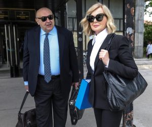 25.05.2020., Zagreb - Na Opcinskom gradjanskom sudu nastavljeno je sudjenje Milanu Bandicu i drugima za aferu Agram. Sudjskoj raspravi nazocili su odvjetnici optuzenih. Cedo Prodanovic, Jadranka Slokovic Photo: Robert Anic/PIXSELL
