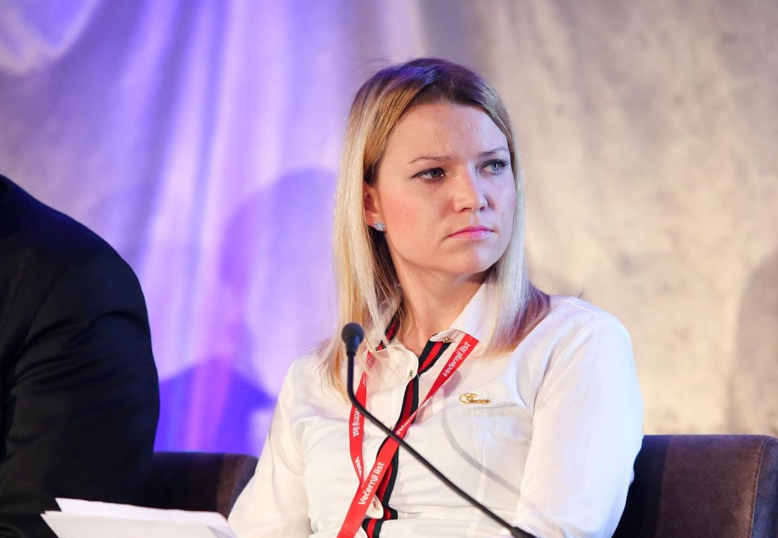 26.03.2018. Zagreb - Hotel Westin. U organizaciji Vecernjeg lista odrzana je konferencija "Hrvatska kakvu trebamo-buducnost hrvatskog zdravstva". Panel diskusija, kakvo nam zdravstvo treba. Jasna Karacic. 
Photo: Luka Stanzl/PIXSELL