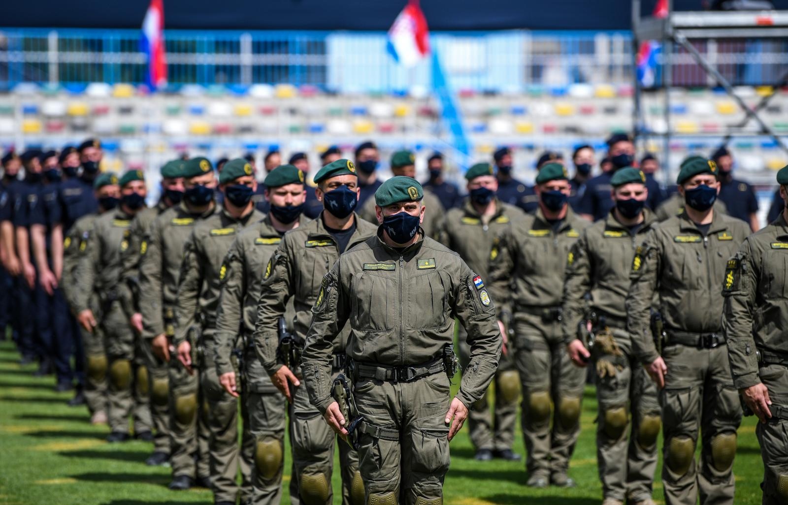 27.05.2021., Zagreb  -  Generalna proba sredisnje svecanosti obiljezavanja 30. obljetnice ustrojavanja Hrvatske vojske  Photo: Josip Regovic/PIXSELL
