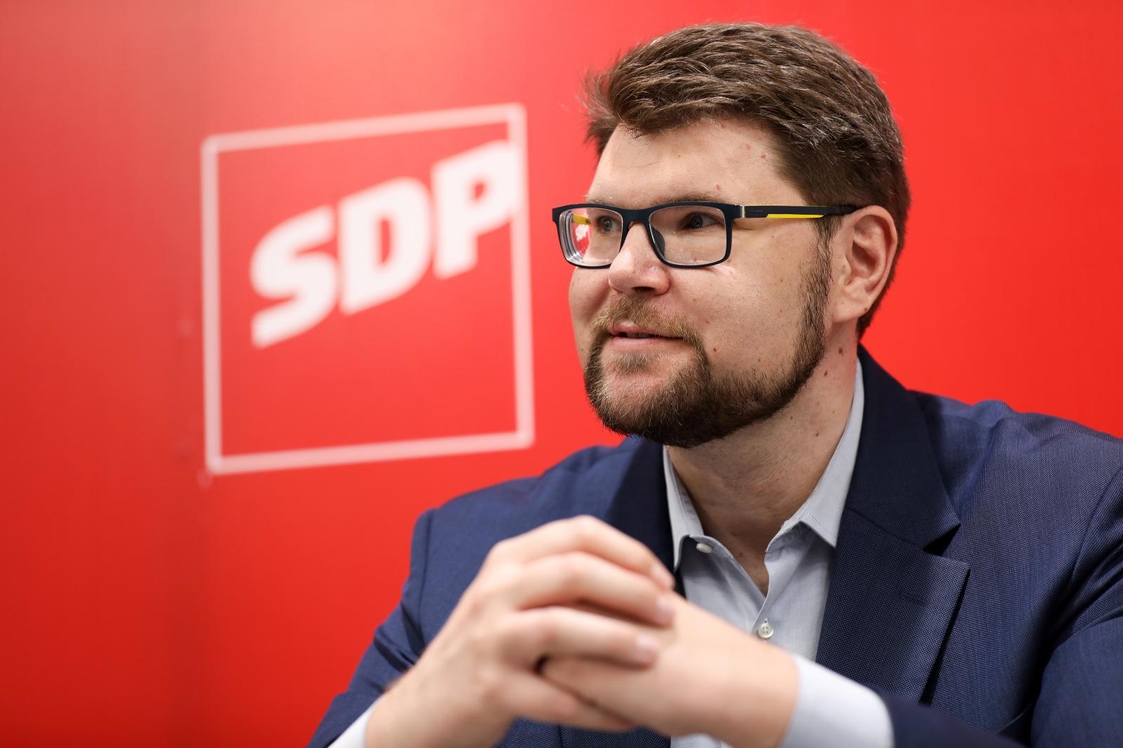 27.07.2021., Zagreb - Pedja Grbin, predsjednik SDP-a.
Photo: Emica Elvedji/PIXSELL