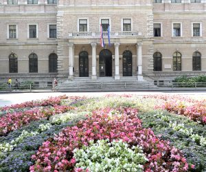 28.07.2021., Zagreb - Na dansanji dan, 28. srpnja 1867. godine,  svecano otvorena Jugoslavenska, danasnja Hrvatska akademija znanosti i umjetnosti. Temelje HAZU polozio je biskup Josip Juraj Strossmayer, 10. prosinca 1860., kada je prvoj Banskoj konferenciji uputio pismenu darovnicu i dao novcani prilog od 50000 forinti nuzan za zakladu akademije. 
Photo: Patrik Macek/PIXSELL