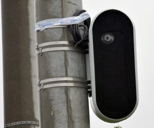 30.05.2019., Novo Selo Palanjecko - Djelatnici PU Sisacko-moslavacke na osam lokacija u Sisacko-moslavackoj zupaniji postavili su najnovije moderne kamere za nadzor brzine.
Photo: Nikola Cutuk/PIXSELL