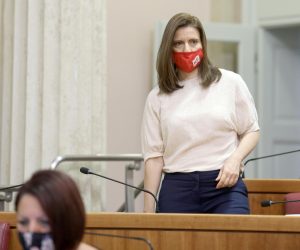 30.06.2021., Zagreb - Sabor 7. sjednicu nastavlja raspravom o Izvjescu o radu pravobraniteljice za djecu za 2020. godinu. 
Photo: Patrik Macek/PIXSELL