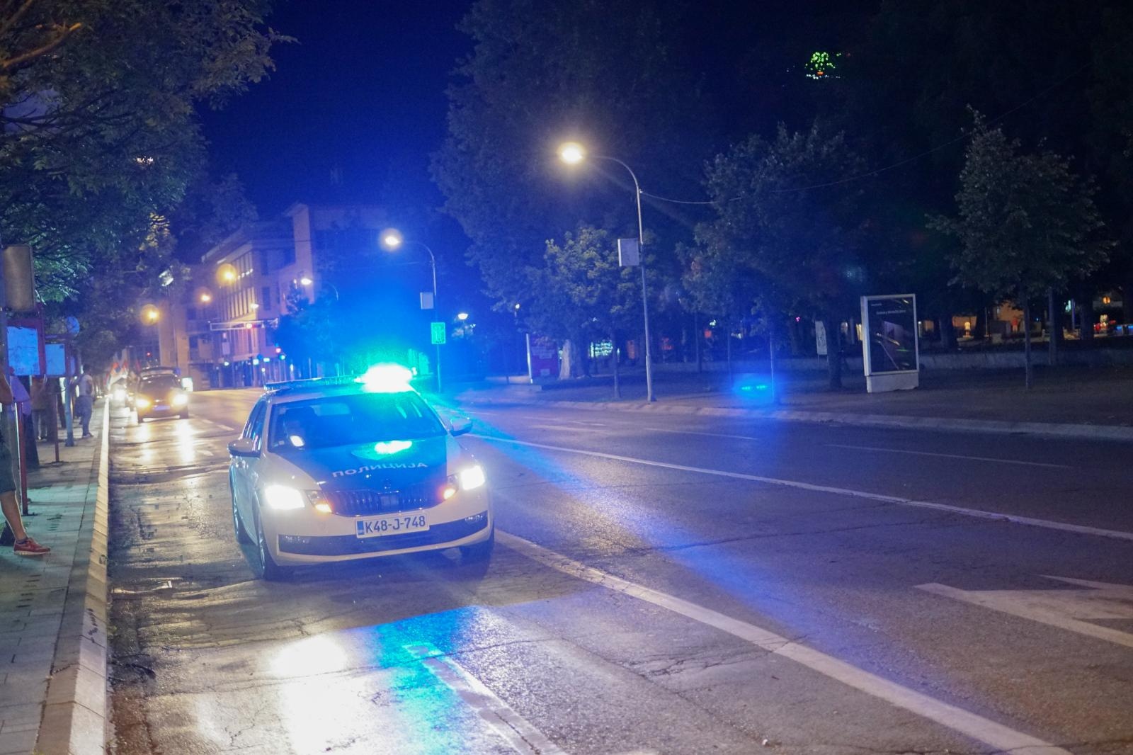 30.08.2020.,  Banja Luka, Bosna i Hercegovina - Iako se jos cekaju sluzbeni rezultati Parlamentarnih izbora u Crnoj Gori, Banjalucani su izasli na ulice da proslave, kako pretpostavljaju, konacni pad Mila Djukanovica sa vlasti u susjednoj drzavi. "Ne damo svetinje", "Milo lopove", "Srbija" su samo neki od poklika koji su se mogli cuti na najvecem banjaluckom trgu – Trgu Krajine. Okupljeni gradjani su izasli i na glavnu prometnicu te blokirali promet. Uskoro im se pridruzila i grupa simpatizera Draska Stanivukovica, jednog od vodja oporbe u RS, koji je jucer uhicen u Crnoj Gori zbog prisustva na litijama te potom isporucen u BiH.
Photo: Dejan Rakita/PIXSELL