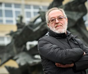 17.01.2020., Zagreb - Lino Veljak, profesor filozofije na Filozofskom fakultetu u Zagrebu.
Photo: Sasa Zinaja/NFoto/PIXSELL
