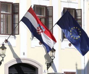 30.07.2021., Zagreb - Nakon jucer odradjene sjednice Vlade utihnuli su Banski dvori. Ljetna stanka za ministre traje do 19. kolovoza za kada je zakazana iduca sjednica, a do tada “kucu cuva” potpredsjednik Medved. 
Photo: Patrik Macek/PIXSELL