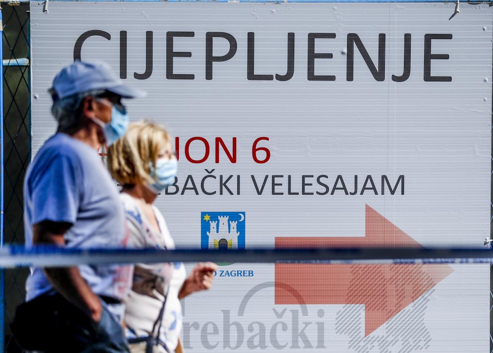 30.06.2021., Zagreb - Na Zagrebackom velesajmu postavljen punkt za cjepljenje protiv Covida 19.
Photo: Slavko Midzor/PIXSELL