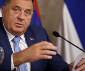 31.08.2021., Sarajevo, Bosna i Hercegovina - Konferencija za medije clana Predsjednistva BiH Milorada Dodika. Photo: Armin Durgut/PIXSELL