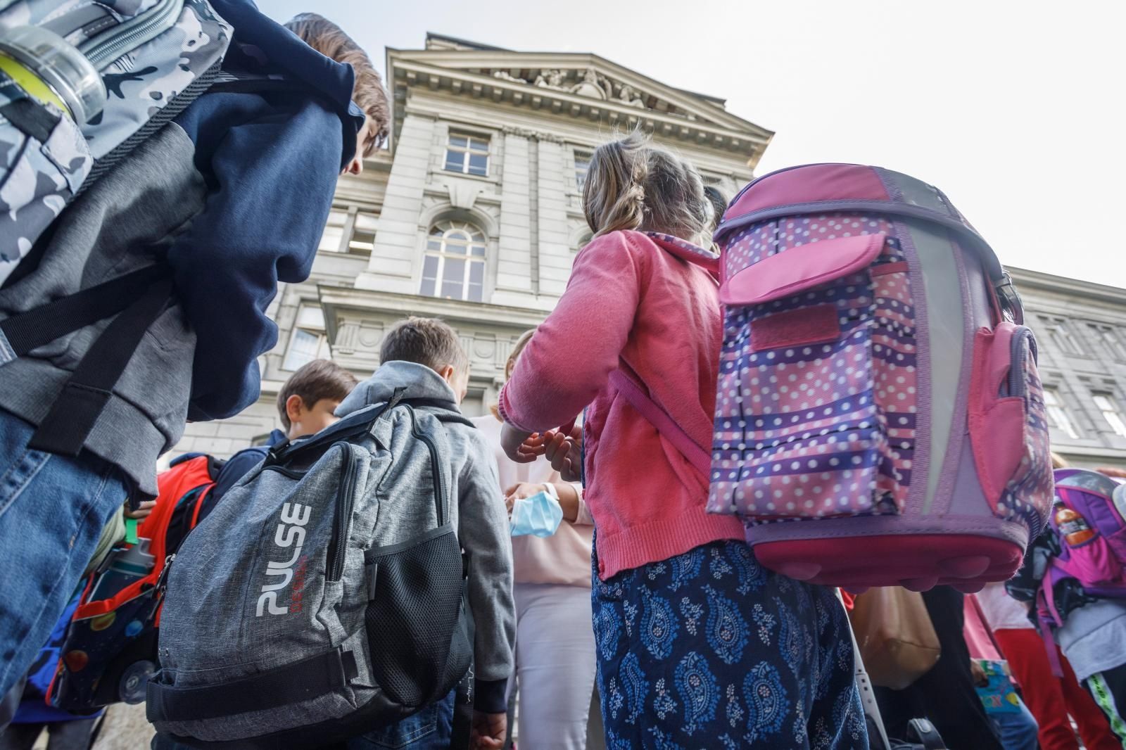 06.09.2021., Zagreb - Prvi dan nastave u osnovnoj skoli Izidor Krsnjavi. Photo: Tomislav Miletic/PIXSEL