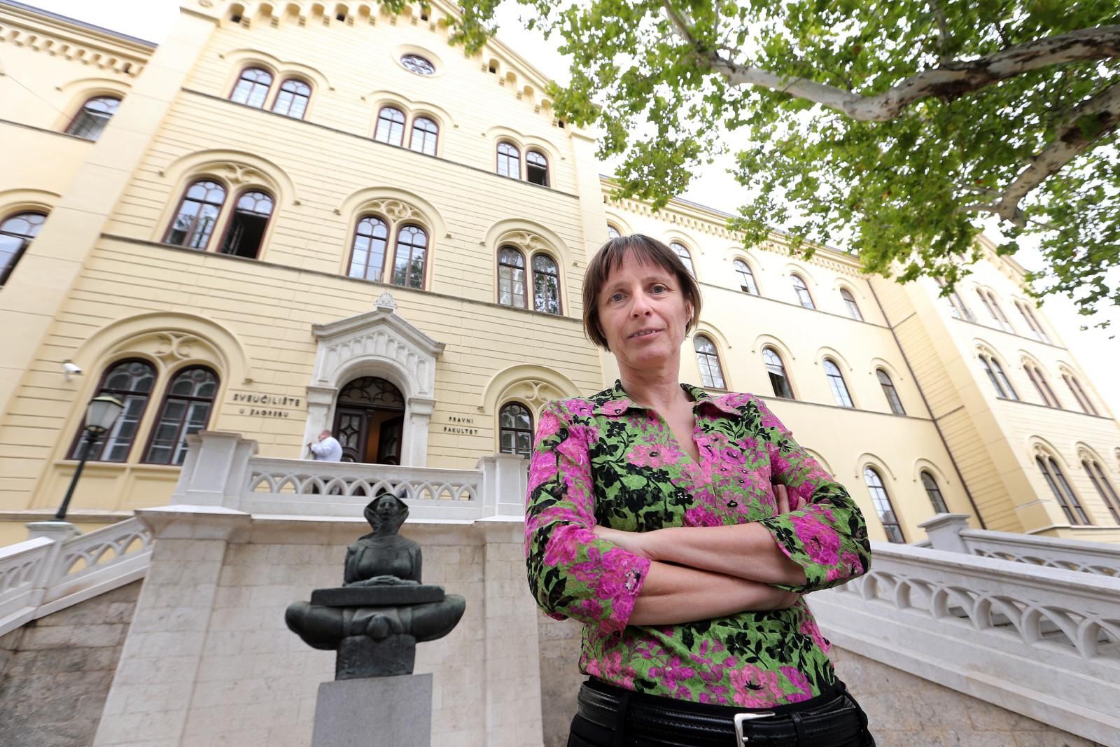 10.10.2012., Zagreb - Profesorica kaznenog prava zagrebackog Pravnog fakulteta Ksenija Turkovic  novoizabrana je sutkinja Europskog suda za ljudska prava.
Photo: Robert Anic/PIXSELL