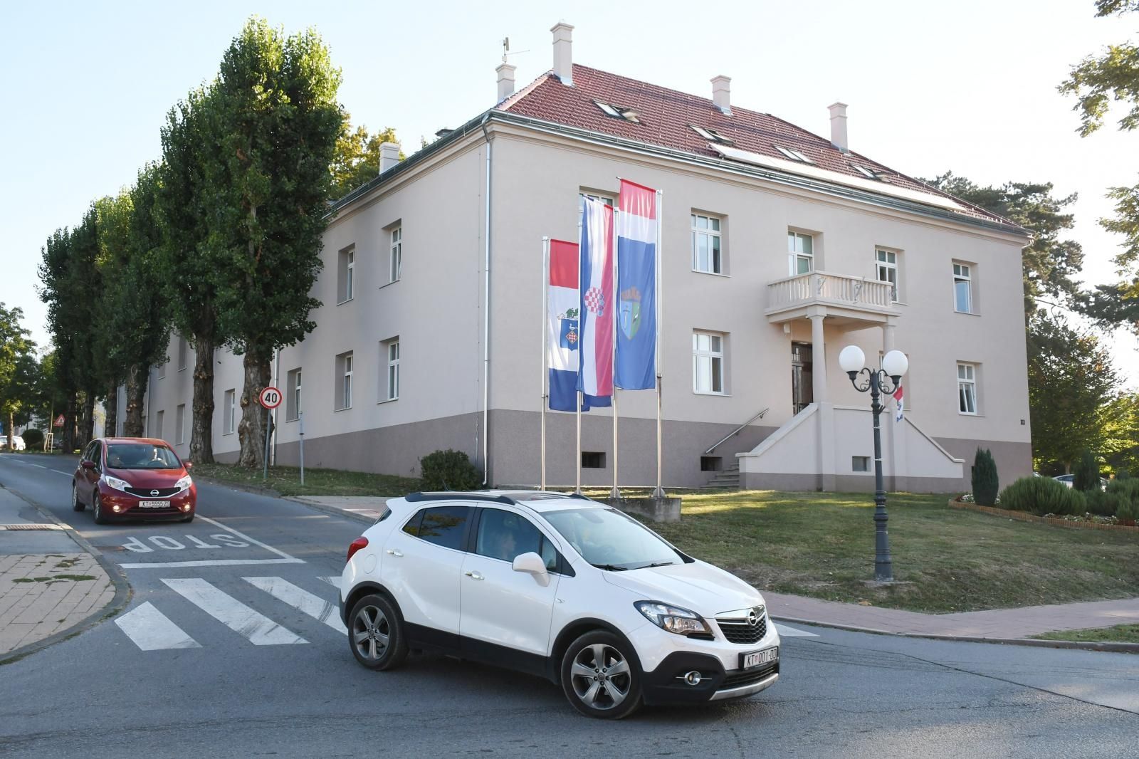 08.09.2021., Kutina - Kutinski gradonacelik Zlatko Babic odrzao je konferenciju za medije vezanu uz posljednja dogadjanja u tvrtki Eko Moslavina.
Photo: Nikola Cutk/PIXSELL