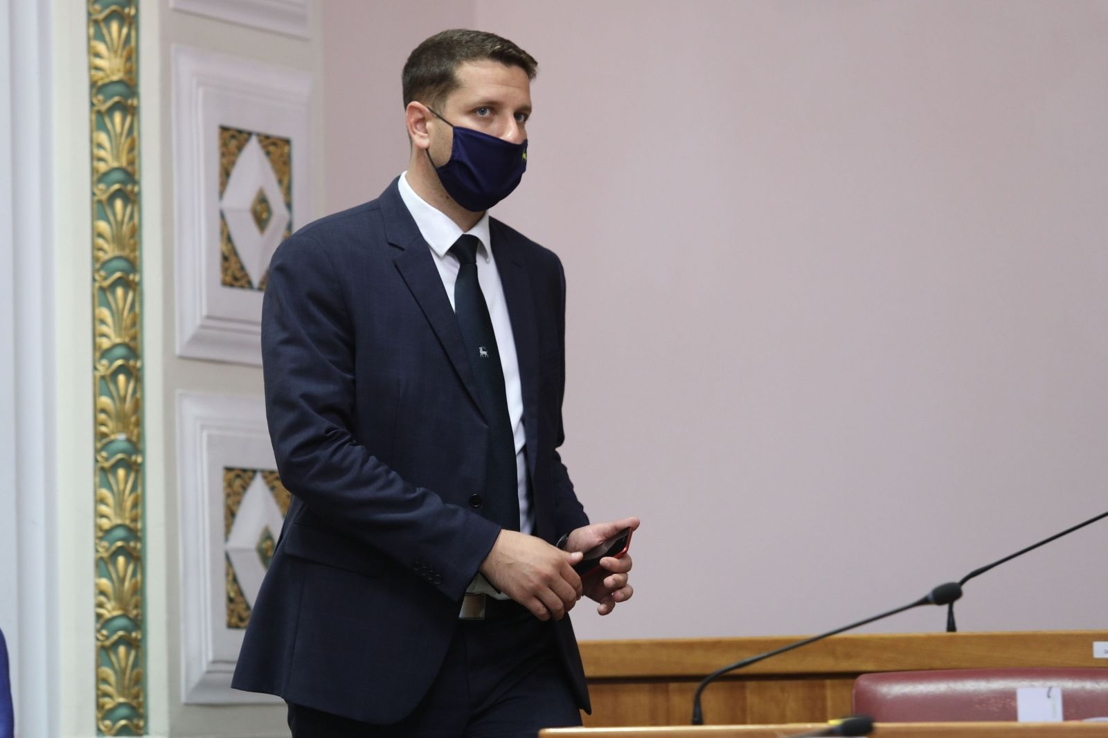 07.07.2021., Zagreb - Sabor 7. sjednicu nakon slobodnih govora zastupnika nastavlja raspravom o izmjenama i dopunama Zakona o trzistu kapitala.
Photo: Patrik Macek/PIXSELL