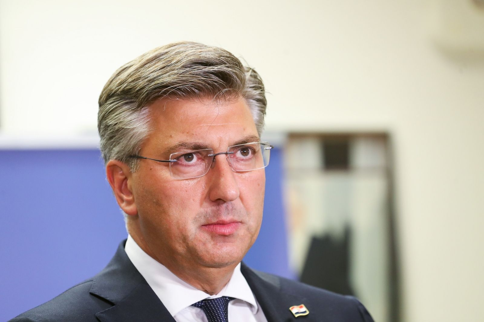 06.09.2021., Zagreb - Odrzana zajednicka sjednica Predsjednistva i Nacionalnog vijeca HDZ-a. Andrej Plenkovic.
Photo: Luka Stanzl/PIXSELL