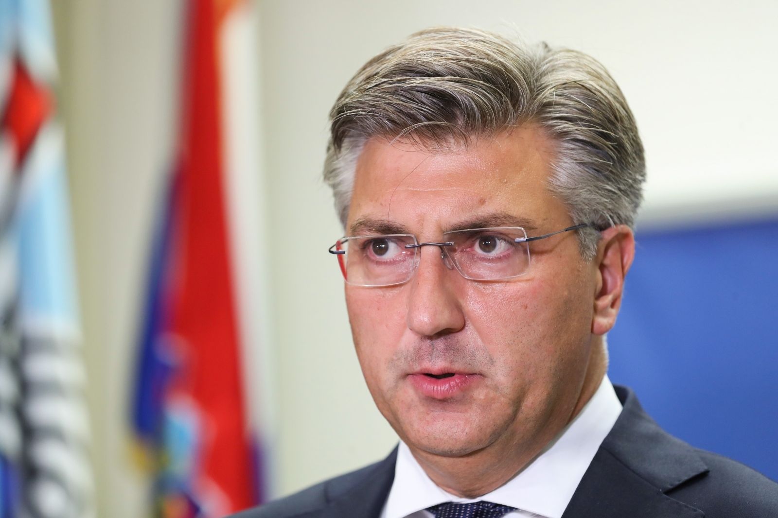 06.09.2021., Zagreb - Odrzana zajednicka sjednica Predsjednistva i Nacionalnog vijeca HDZ-a. Andrej Plenkovic.
Photo: Luka Stanzl/PIXSELL