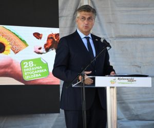 03.09.2021., Bjelovar - Svecano otvorenje 28. jesenskog medjunarodnog bjelovarskog sajma i 28. drzavne stocarske izlozbe u Gudovcu. Predsjednik Vlade Andrej Plenkovic. Photo: Damir Spehar/PIXSELL
