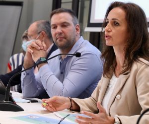 03.09.2021., Split - U hotelu Park u organizaciji Hrvatske udruge poslodavaca (HUP), Sindikata naftnog gospodarstva (SING) i norveske udruge poslodavaca NHO odrzan je okrugli stol na temu buducnosti rada na daljinu. Photo: Ivo Cagalj/PIXSELL