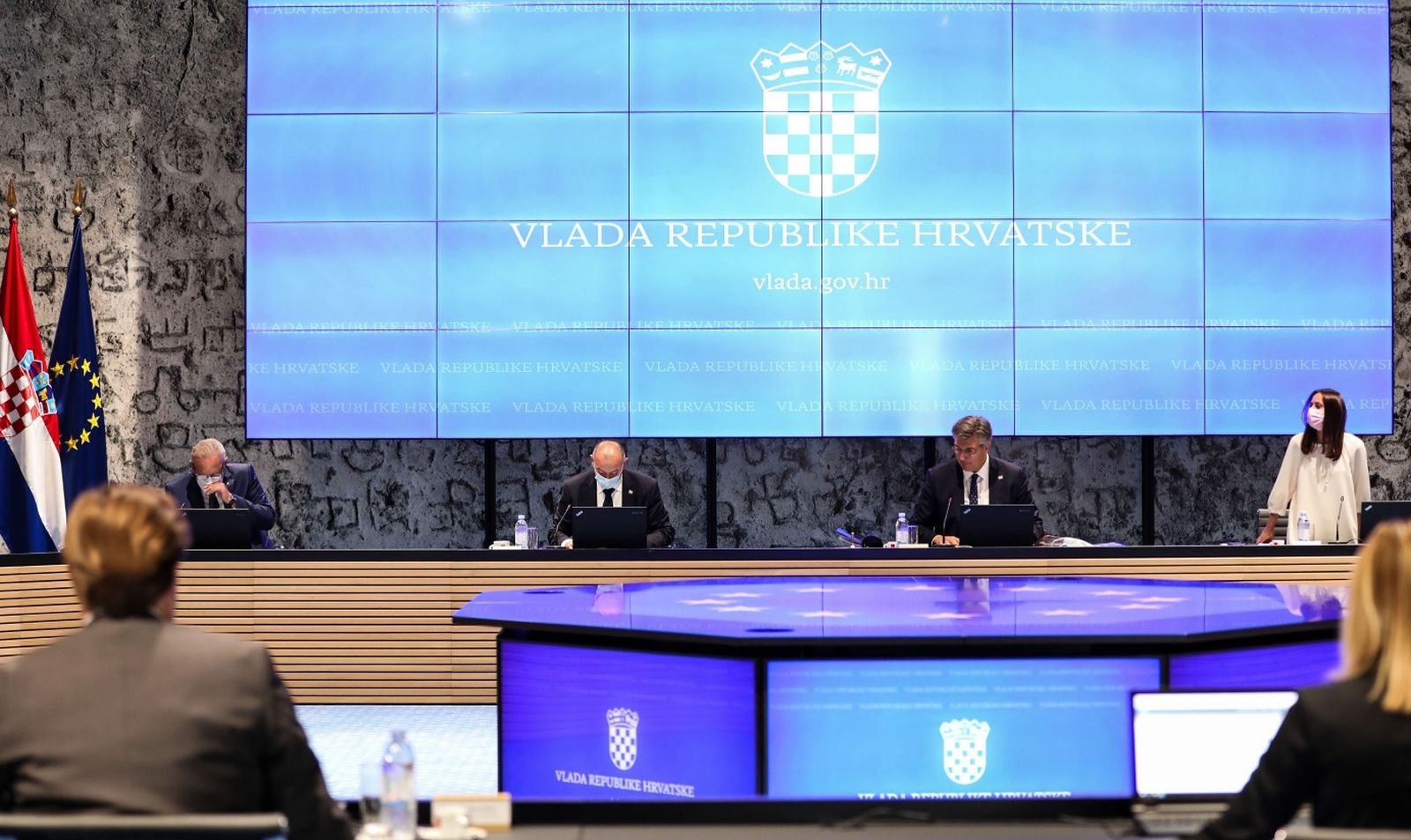 16.9.2021., Zagreb - U NSK odrzana 76. sjednica Vlade Republike Hrvatske
Photo:Marin Tironi/PIXSELL