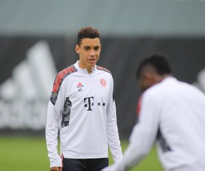 München, Deutschland 28. September 2021: Jamal Musiala FC Bayern München beim Abschlusstraining des FC Bayern München *** Munich, Germany 28 September 2021 Jamal Musiala FC Bayern Munich during final training of FC Bayern Munich.