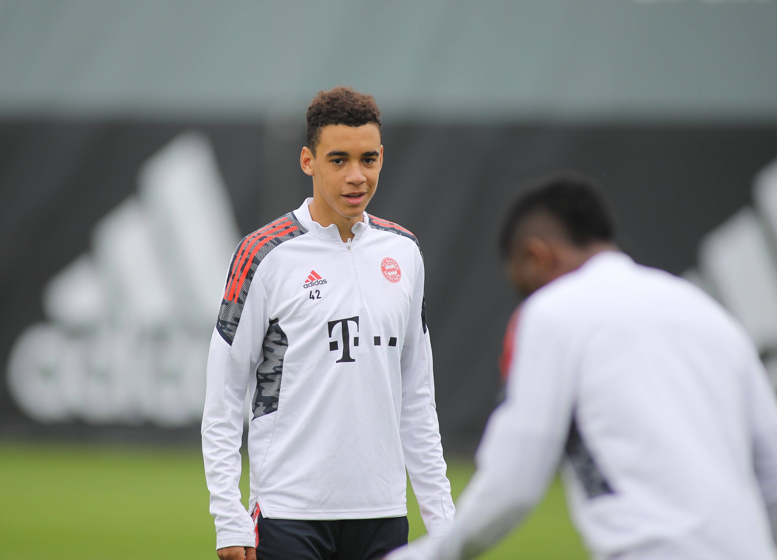 München, Deutschland 28. September 2021: Jamal Musiala FC Bayern München beim Abschlusstraining des FC Bayern München *** Munich, Germany 28 September 2021 Jamal Musiala FC Bayern Munich during final training of FC Bayern Munich.