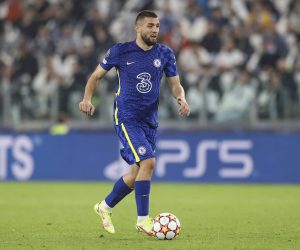 September 29, 2021, Turin, United Kingdom: Turin, Italy, 29th September 2021. Mateo Kovacic of Chelsea FC during the UEFA Champions League match at Allianz Stadium, Turin. Picture credit should read: Jonathan Moscrop / Sportimage(Credit Image: © Jonathan Moscrop/CSM via ZUMA Wire) (Cal Sport Media via AP Images)