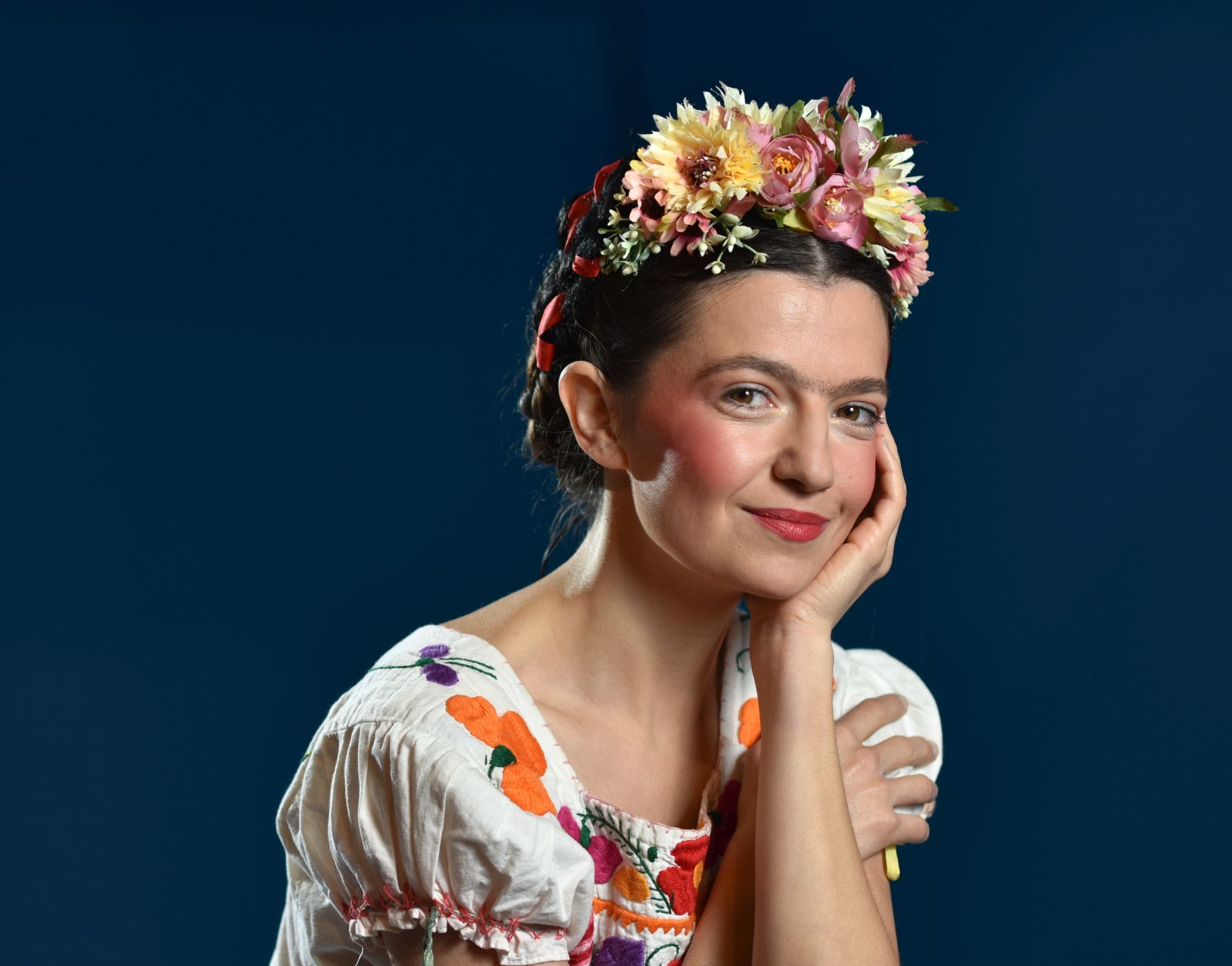 21.10.2021., Zagreb - Amanda Prenkaj - predstava o mladoj Fridi Kalo u kazalistu Zar ptica. 

Photo Sasa ZinajaNFoto