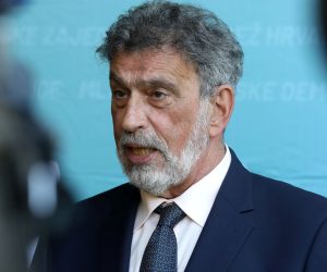 Zagreb, 11.09.2021. - Nacionalni dan Mladei Hrvatske demokratske zajednice i sveèano obiljeavanje 31. obljetnice osnivanja Mladei HDZ-a. Na fotografiji ministar Radovan Fuchs. foto HINA/ Lana SLIVAR DOMINIÆ/ lsd