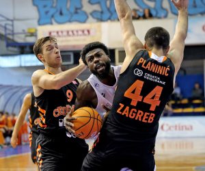 Zadar, 03.10.2021. - Treće kolo HT Premijer lige između KK Zadar i KK Cedevita Junior,  Na slici Kevon Harris, Foto HINA/Zvonko KUCELIN
