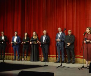 Split, 19.10.2021.- Ministrica kulture i medija Nina Obuljen Koržinek otvorila Festival hrvatske drame, 31. Marulicevih dana.  foto HINA/ Mario STRMOTIC/ ms