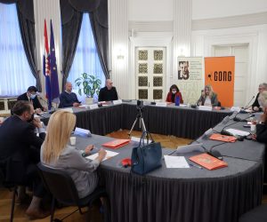 Zagreb, 25.10.2021 - U povodu prijedloga zakona o sprjecavanju sukoba interesa koji je u fazi javnog savjetovanja, Gong i Centar za demokraciju i pravo Miko Tripalo organizirali su okrugli stol "to donosi novi Zakon o sprjecavanju sukoba interesa?".
foto HINA/ Damir SENCAR/ ds