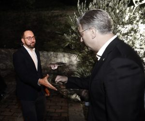 02.09.2021., Zagreb - Ljetna pozornica Tuskanac na kojoj je odrzana svecana projekcija filma "Murina" Antonete Alamat Kusijanovic. 
Photo: Marko Lukunic/PIXSELL