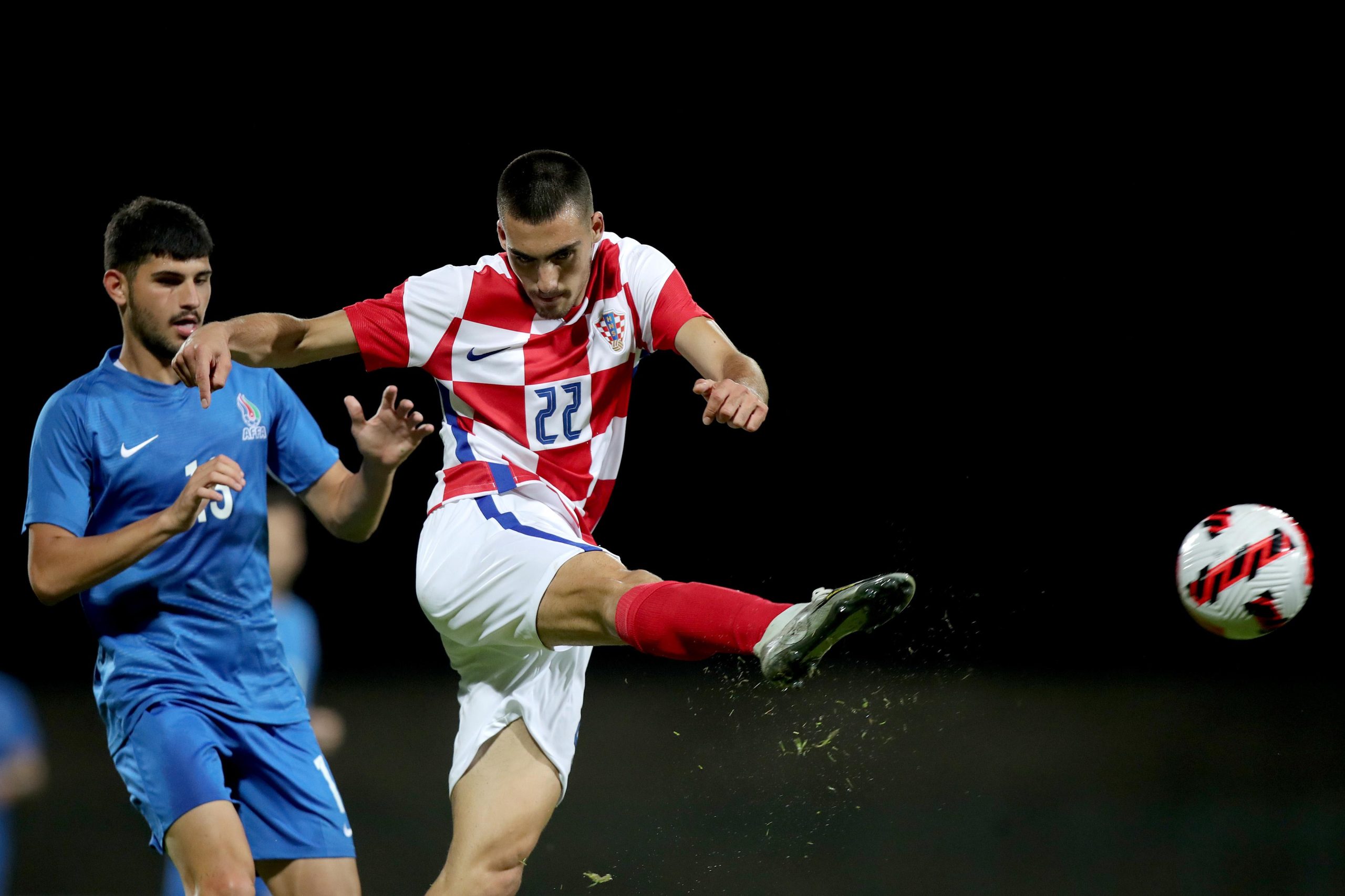 02.09.2021.,  Gradski stadion, Velika Gorica 
Prva utakmica skupine A kvalifikacija za Europsko prvenstvo 2023. U-21, Hrvatska - Azarbajdzan.
Photo: Igor Kralj/PIXSELL