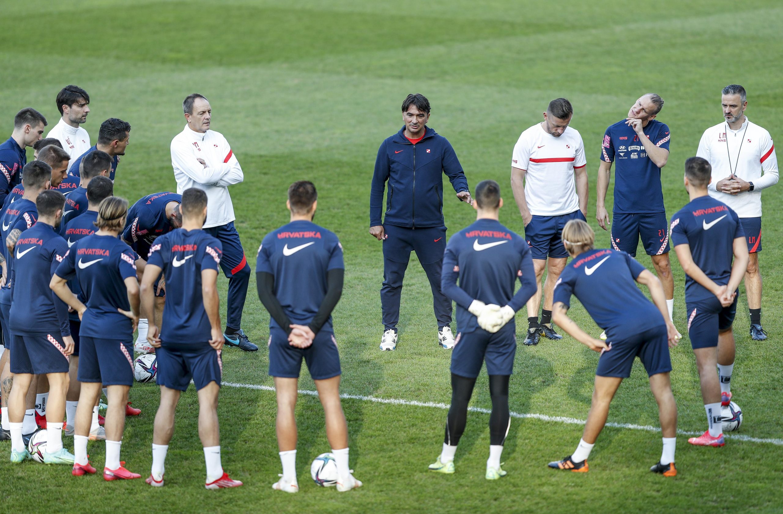 03.09.2021., Bratislava - Trening hrvatske reprezentacije uoci kvalifikacijske utakmice za svjetsko prvenstvo u Qatru 
Photo: Slavko Midzor/PIXSELL