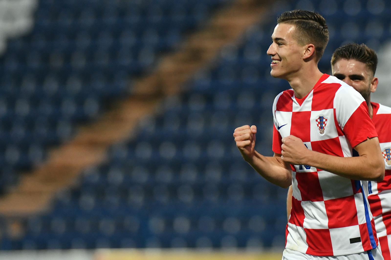 08.10.2021.,Varazdin - Hrvatska U-21 reprezentacija  u kvalifikacijama za Euro igra protiv Norveske.