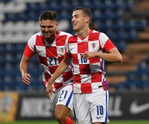 08.10.2021.,Varazdin - Hrvatska U-21 reprezentacija  u kvalifikacijama za Euro igra protiv Norveske.