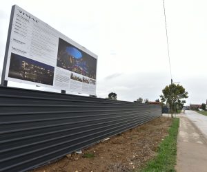 8.10.2021., Sveta Nedelja - Kampus Rimac u izgradnji u naselju Kerestinec u Svetoj Nedelji.
photo: Davorin Visnjic/Pixsell