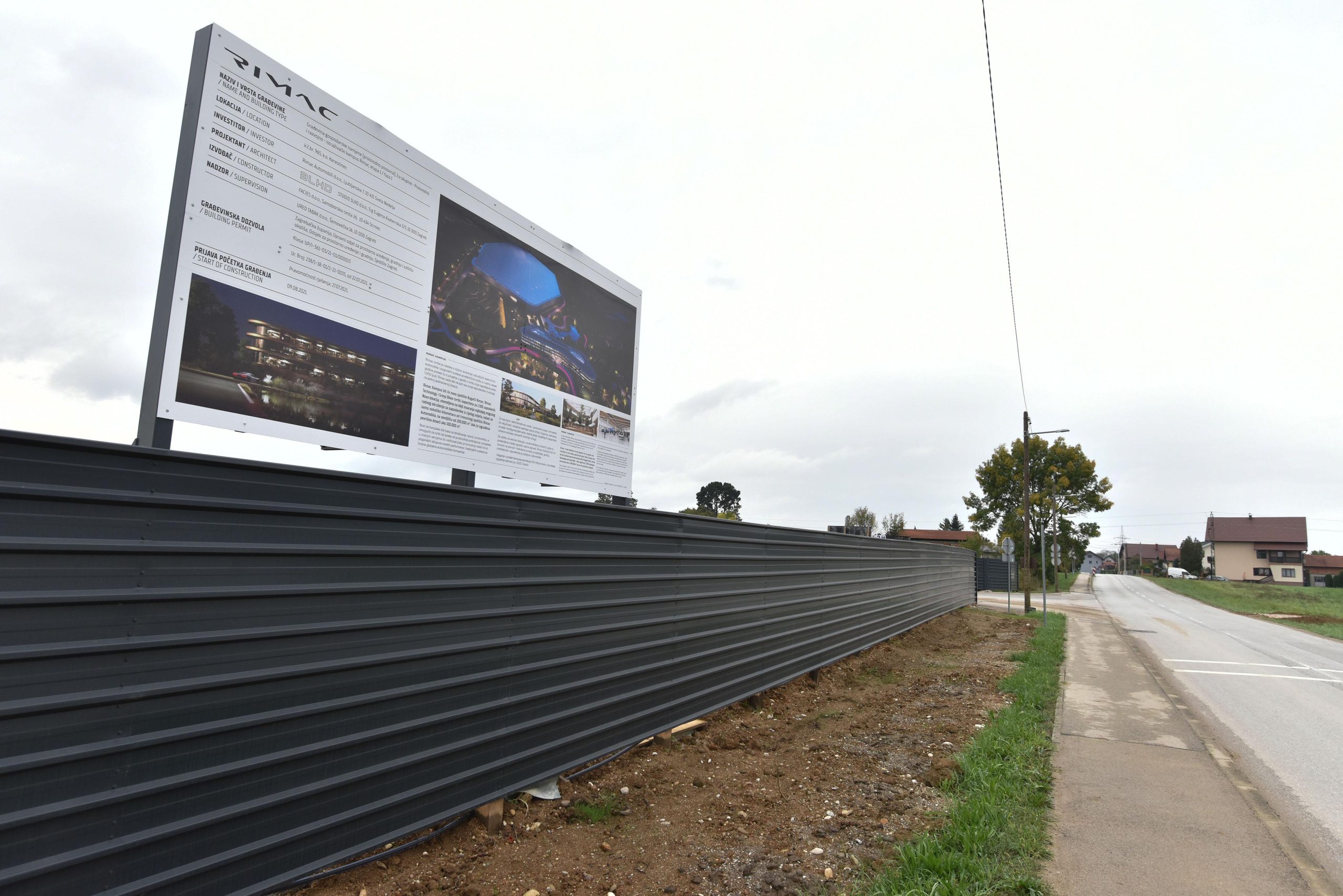 8.10.2021., Sveta Nedelja - Kampus Rimac u izgradnji u naselju Kerestinec u Svetoj Nedelji.
photo: Davorin Visnjic/Pixsell