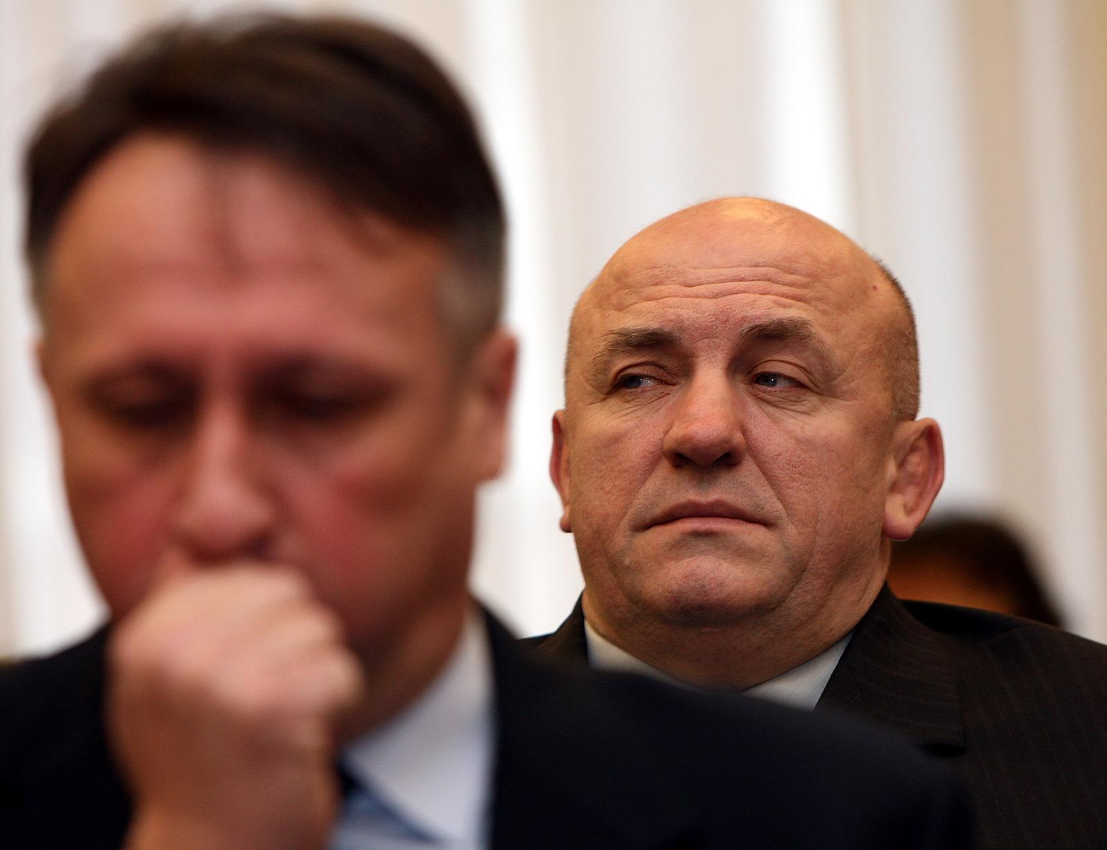 22. 02. 2010. Zagreb - Na Zupanijskom sudu u Zagrebu na sudjenju Berislavu Roncevicu svjedocio je general Josip Lucic
Photo: Zeljko Hladika/PIXSELL