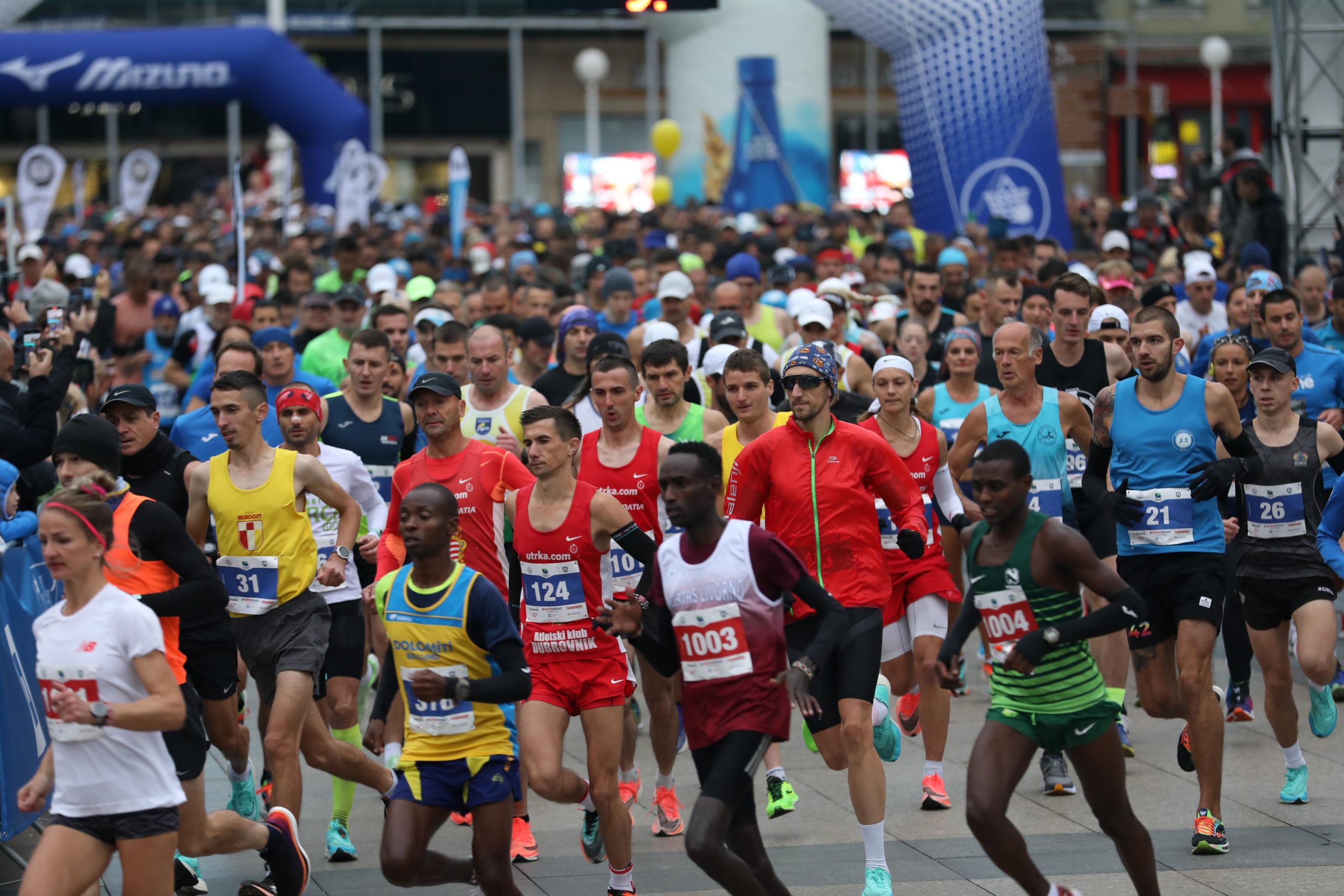 10.10.2021., Zagreb - U sredistu Zagreba startao 29. Zagrebacki maraton.