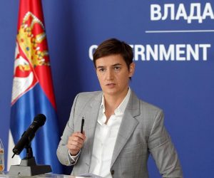 11, September, 2021, Belgrade - Address by the Prime Minister of the Republic of Serbia Ana Brnabic after the session of the Crisis Staff for the Protection of the Health of the Population of the Republic of Serbia against the Infectious Disease COVID-19, which was held at the Palace of Serbia  Ana Brnabic. Photo: Antonio Ahel/ATAImages

11, septembar, 2021, Beograd - Obracanje predsednice Vlade Republike Srbije Ana Brnabic posle sednice Kriznog staba za zastitu zdravlja stanovnistva Republike Srbije od zarazne bolesti COVID-19 koja je odrzan u Palati Srbija. Photo: Antonio Ahel/ATAImages