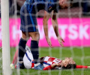 11.10.2021., stadion Gradski vrt, Osijek - Kvalifikacije za Svjetsko nogometno prvenstvo 2022. godine u Katru, skupina H, 8. kolo, Hrvatska - Slovacka. Luka Modric 
Photo: Luka Stanzl/PIXSELL