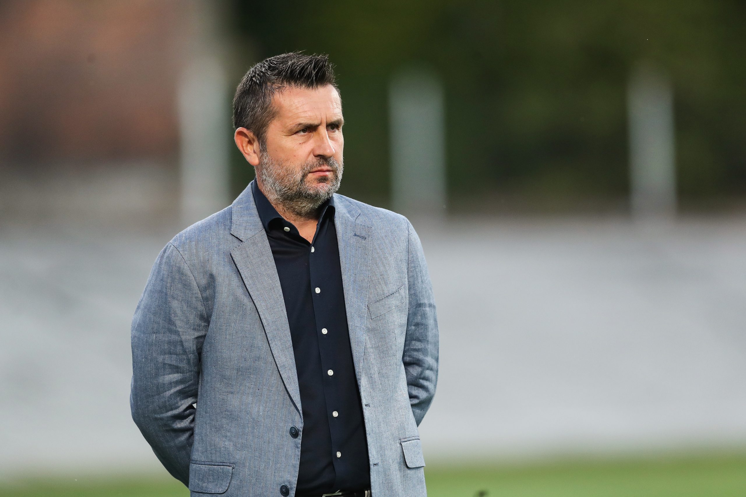 12.09.2021., stadion Kranjceviceva, Zagreb - Hrvatski Telekom Prva liga, 8. kolo, NK Lokomotiva - NK Osijek.  Trener NK Osijeka Nenad Bjelica.
Photo: Luka Stanzl/PIXSELL