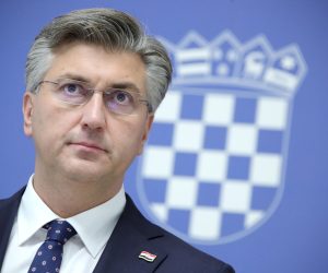 12.10.2021., Zagreb - Banski dvori. Izjava premijera Andreja Plenkovica nakon sastanka koalicije.
