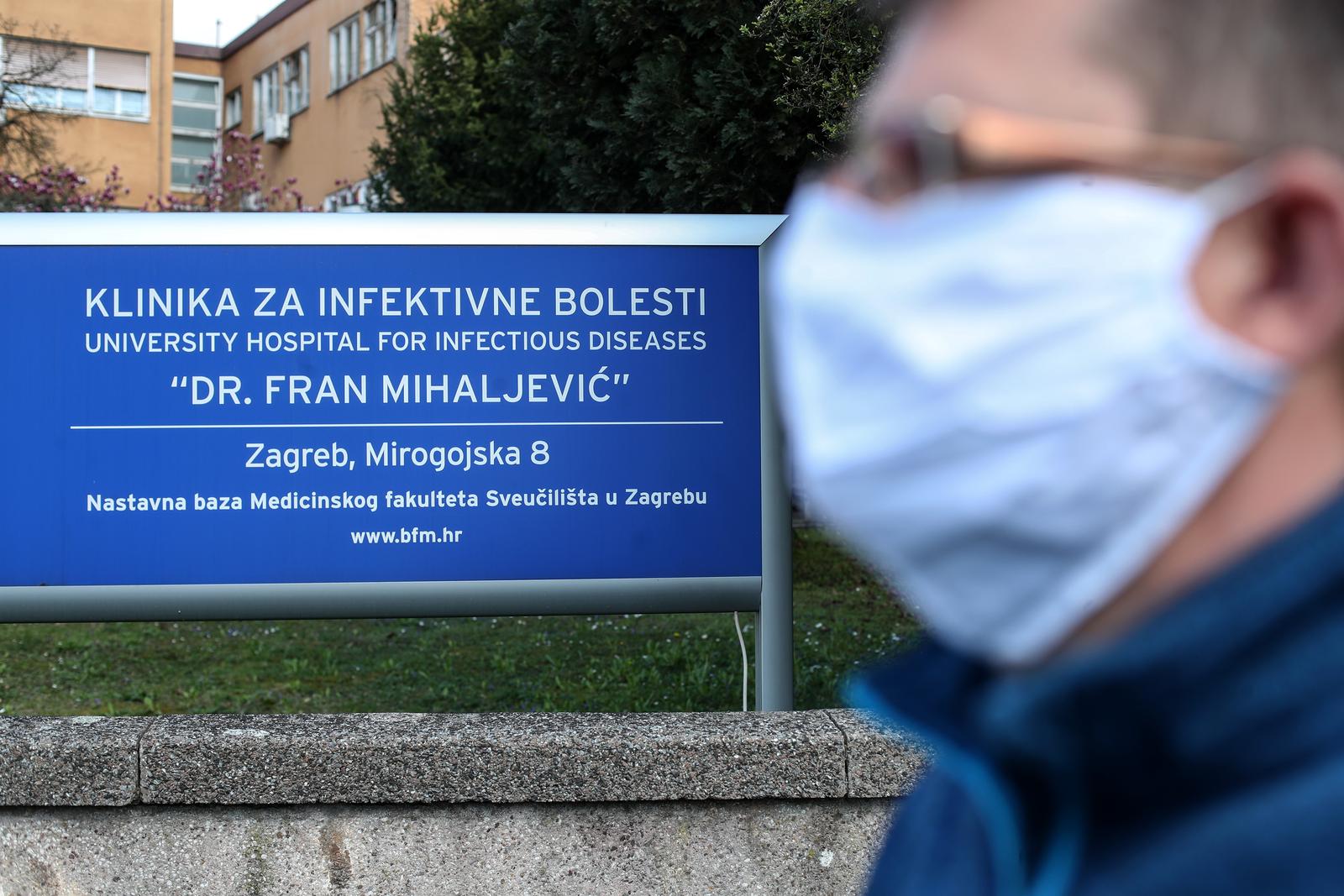 14.03..2020., Zagreb - Klinika za infektivne bolesti Dr. Fran Mihaljevic.
Photo: Igor Kralj/PIXSELL