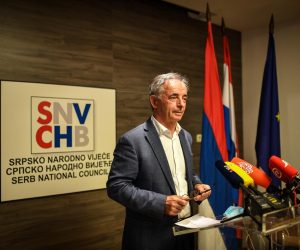 14.09.2021., Zagreb - Izvanredna konferencija za novinare Milorada Pupovca povodom 15. rujna, koji se u Srbiji obiljezava kao Dan srpskog jedinstva, slobode i nacionalne zastave. 
Photo: Josip Regovic/PIXSELL