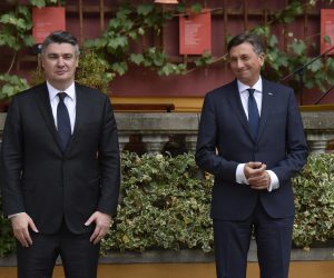 15.05.2020., Ptuj, Slovenija - Predsjednik Republike Hrvatske Zoran Milanovic i Predsjednik Republike Slovenije Borut Pahor odrzali radni sastanaku.
Photo: Ziga Zivulovic jr./FA Bobo/PIXSELL