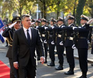 15.10.2021., Zagreb - Obiljezavanje 30. obljetnice ustrojavanja Glavnog stozera Oruzanih snaga. Predsjedik RH Zoran Milanovic.