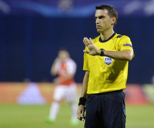 16.09.2015., stadion Maksimir, Zagreb - UEFA Liga prvaka, skupina F, 1. kolo, GNK Dinamo - Arsenal FC. Sudac Ovidiu Hategan. Photo: Marko Lukunic/PIXSELL
