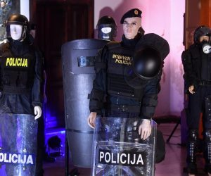 17.09.2021., Zagreb - U Muzeju za umjetnot i obrt odrzana je svecana akademija i izlozba fotografija "Uvijek IN" povodom 20. obljetnice osnutka interventne policije. Photo: Marko Lukunic/PIXSELL