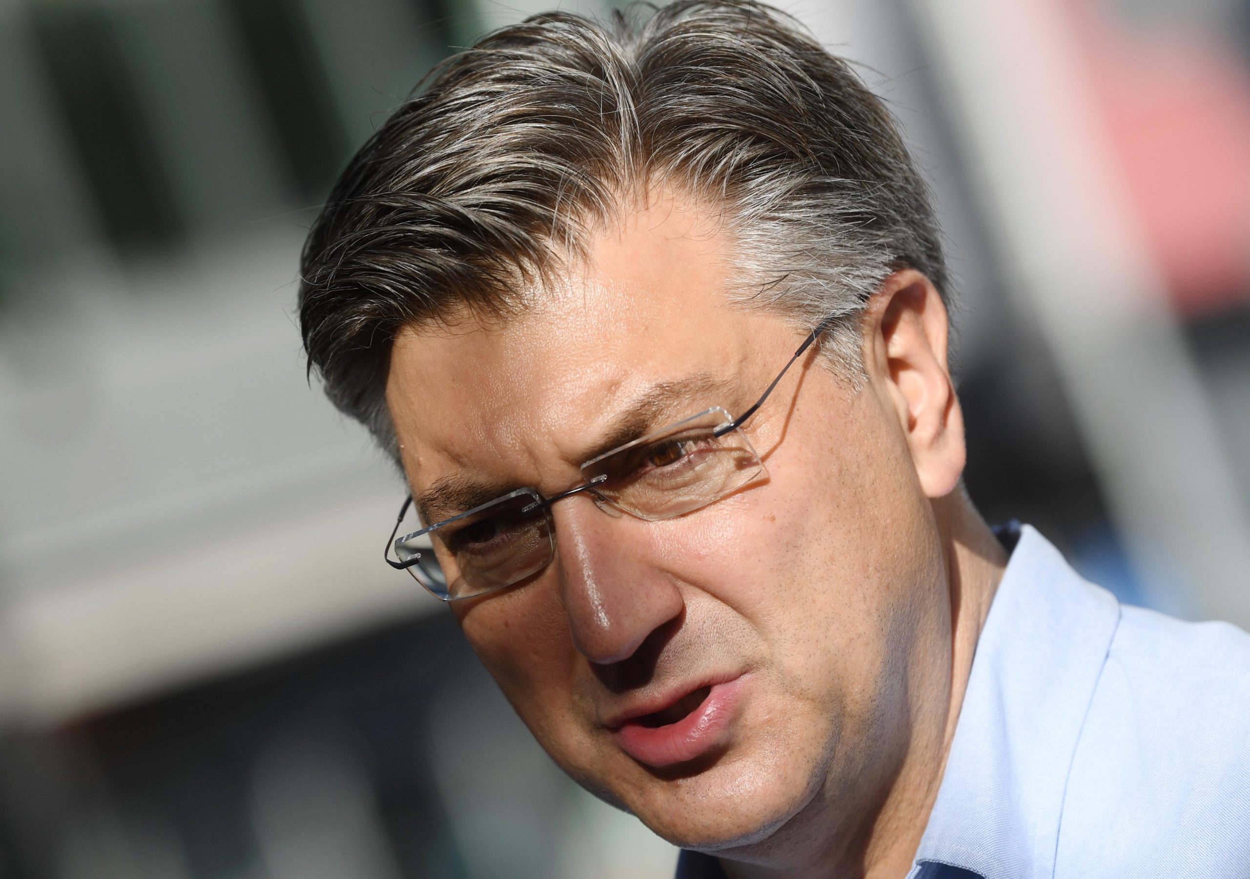 17.10.2021., Zagreb - U prostorijama HVIDR-e predsjednik Vlade RH i HDZ-a Andrej Plenkovic glasovao je na unutarstranackim izborima za predsjednika Gradskog odbora HDZ-a GGrada Zagreba na birackom mjestu Organizacije gradske cetvrti HDZ-a Crnomerec.